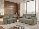 Ver imagem 2 de Conjunto de Sofá 02 e 03 Lugares Elegance Plus