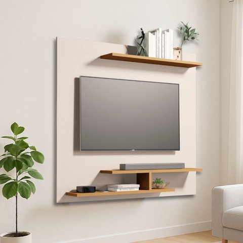 Painel de Tv Osiris Moderno e Compacto para Tvs de até 32":branco