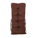 Ver imagem 2 de Kit 4 Almofada Futon Confortável P/cadeira Poltrona e Vime