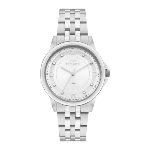 Relógio Technos Feminino Ref: 2035nfo/1k Elegance Prateado