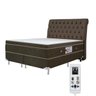 Colchão Super King Eco New Colchões Magnético Infravermelho Massageador Eco Ozônio Marrom - 1