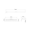 Ver imagem 5 de Ancinho Curvo Pesado com 14 Dentes Tramontina em Aço com Cabo de Madeira 145 Cm