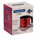 Ver imagem 2 de Fervedor Sicília Vermelho em Alumínio 14 cm 1,9 L Revestimento Antiaderente Starflon Excellent Tramo
