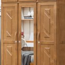 Ver imagem 3 de Guarda-roupa 6 Portas 3 Gavetas Grécia Freijó Madeira Pinus - Cavazotto