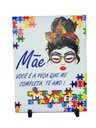 Ver imagem 3 de Porta Retrato Presente Lembrança Exclusivo Azulejo decorativo para Mães Autistas Coleção Tea & Amor