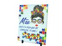 Ver imagem 4 de Porta Retrato Presente Lembrança Exclusivo Azulejo decorativo para Mães Autistas Coleção Tea & Amor