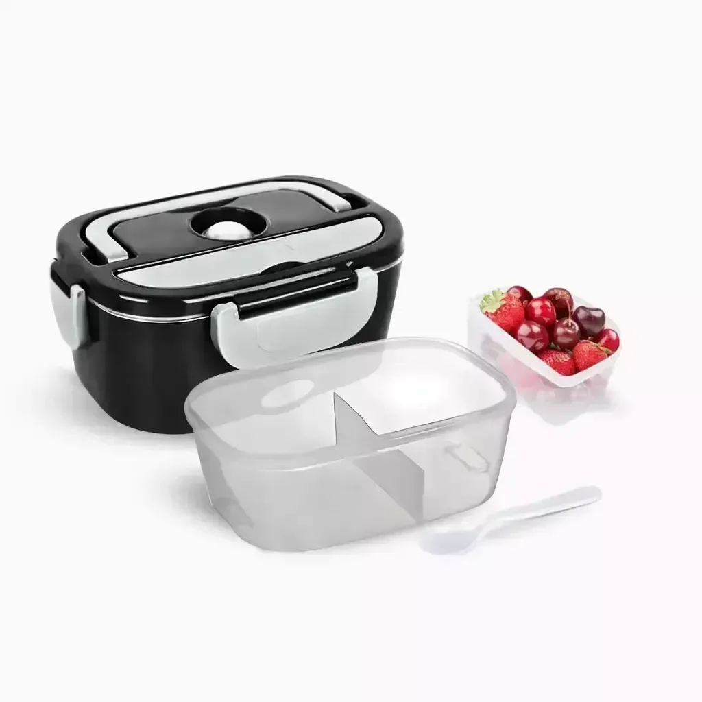 Marmita Elétrica Portátil Bivolt - Preto