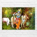 Ver imagem 1 de Placa Decorativa Mdf Krishna Tamanho 20x27cm Modelo 5