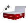 Colchão Magnético Infravermelho Massageador Bioquântico Casal Vermelho + Box + Cabeceira - 1
