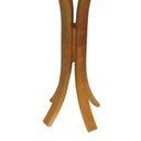 Ver imagem 3 de Mesa Bistrô Valencia 2 Lugares Redonda MDF 80cm Amêndoa Laqueado Preto Decorise