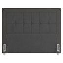 Ver imagem 3 de Cabeceira Cama Box Casal Queen 160cm Paolla P02 Veludo Chumbo - Mpozenato
