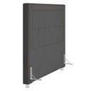 Ver imagem 4 de Cabeceira Cama Box Casal Queen 160cm Paolla P02 Veludo Chumbo - Mpozenato