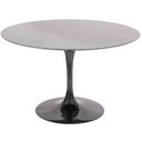 Ver imagem 1 de Mesa de Jantar Tulipa Saarinen Redonda 80 Cm Tampo Laqueado Cores Preto