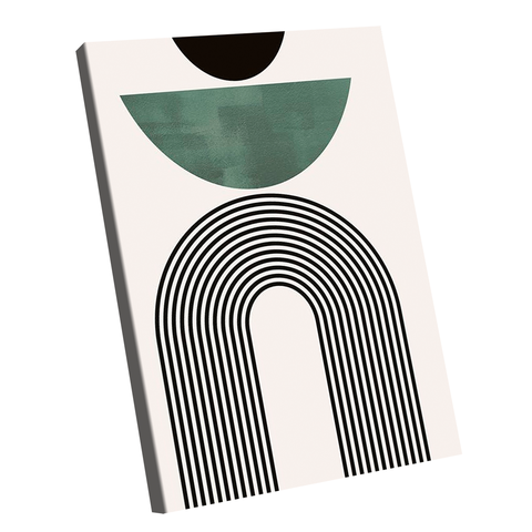Quadro Decorativo Linhas Formas Minimalista