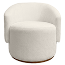 Ver imagem 3 de Poltrona Decorativa Orgânica Espanha Sala e Recepção Bouclê:bege Claro