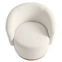 Ver imagem 7 de Poltrona Decorativa Orgânica Espanha Sala e Recepção Bouclê:bege Claro