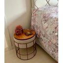 Ver imagem 4 de Banco Mesa Auxiliar Grade Folidoro em Aço Carbono Espuma