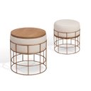 Ver imagem 3 de Banco Mesa Auxiliar Grade Folidoro em Aço Carbono Espuma