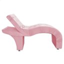 Ver imagem 3 de Maca Estética Estofada Reclinável Ergonômica Veludo Marilia:rosê