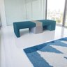 Poltrona Cama Cx_nu que Se Transforma em Sofá Cama de Solteiro em Sued/sarja Azul - 2