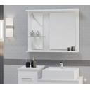 Ver imagem 2 de Kit Gabinete Mdf para Banheiro com Cuba e Espelheira 65cm:branco