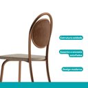 Ver mais imagens de Conjunto Sala de Jantar 4 Cadeiras Tessa Carraro Petra Rosê
