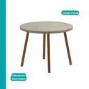 Ver imagem 7 de Conjunto Sala de Jantar 4 Cadeiras Tessa Carraro Petra Rosê
