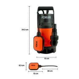 Bomba D'água Submersível 1cv 750w 220v Foxlux - 6