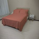 Ver imagem 2 de Jogo de Cama Lençol 400 Fios King P. Palito 4 Pçs Salmao Casa Dona