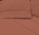 Ver imagem 3 de Jogo de Cama Lençol 400 Fios King P. Palito 4 Pçs Salmao Casa Dona