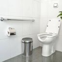 Ver imagem 5 de Barra de Apoio 70cm Inox Idoso Acessibilidade Cadeirante Deficiente Banheiro Box Corrimao Corrimao S