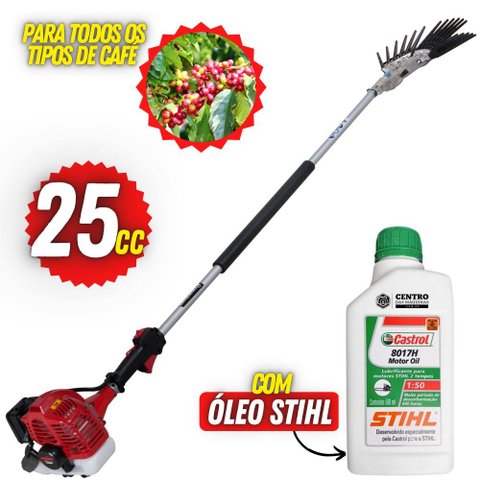 Derriçadeira Para Lavouras de Café Kawashima Com Garra Dupla Pro 2 + 01 Óleo Castrol Stihl