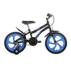 Bicicleta Infantil Houston Nic Aro 16 Preta/Azul