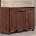 Ver imagem 2 de Balcao Madeira Maciça 3 Portas 3 Gavetas 129 Cm 8927 Cafe Milani Store Cafe