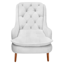 Ver imagem 4 de Kit Amamentação Poltrona, Puff e Almofada Suede Branco Dominic Decor Lille