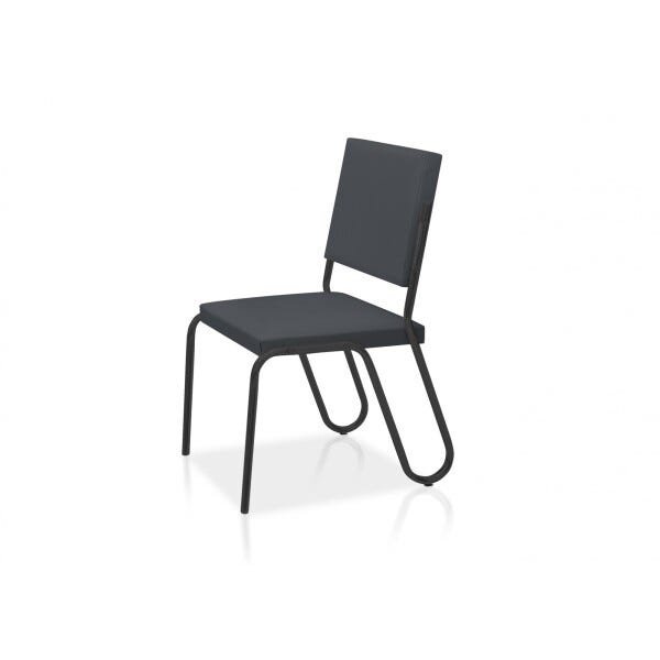 Kit 2 Cadeiras Safira Black em Linhão Cosmo - Pelaio - 1