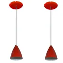 Ver imagem 1 de Lustres pendentes 2 un Vermelho