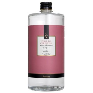 Refil Para Água Perfumada Para Tecidos - Via Aroma 1L - Flor de Cerejeira