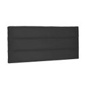 Ver imagem 1 de Painel Cabeceira Paris Box Casal 1,40cm - Suede Preto