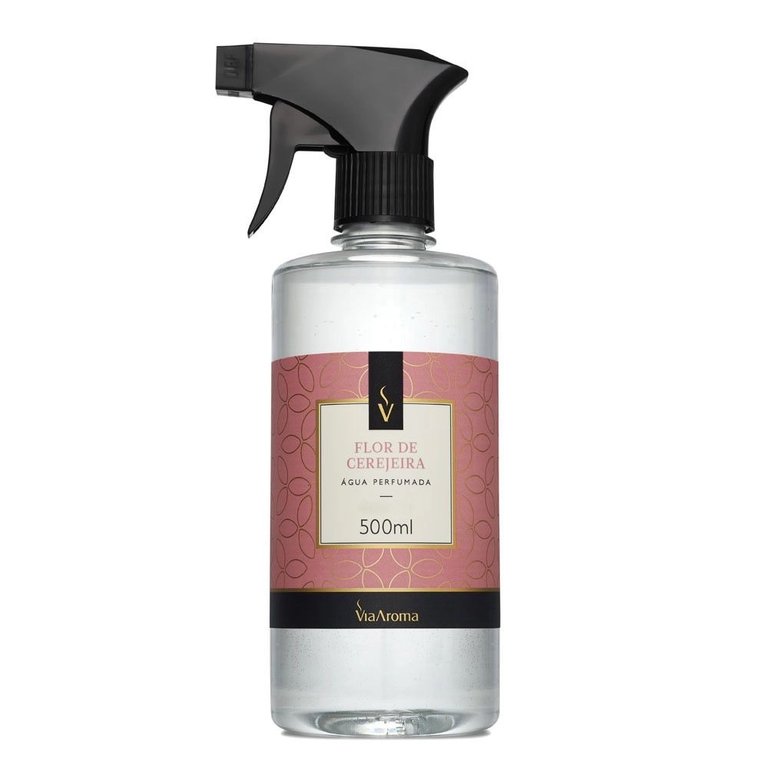 Água Perfumada 500ml Flor de Cerejeira Via Aroma