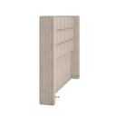 Ver imagem 6 de Kit Cabeceira Cama Box Casal 140 Cm Paris com Puff Recamier Itália Linho Creme - Lyam Decor