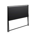 Ver imagem 4 de Mesa Escrivaninha Compacta Dobrável com Pés em Aço 94 Cm Preto com Grafite Preto com Grafite