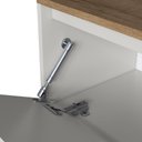 Ver imagem 7 de Armários Modulares de Banheiro Crart-CON009 3 Portas MDP 80cm Bege Multimóveis