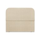 Ver imagem 1 de Cabeceira Estofada Queen Alana 160cm Linho Bege