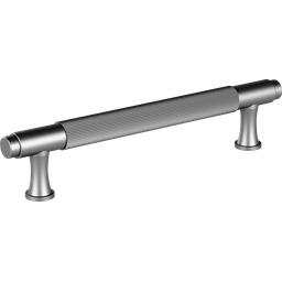 Puxador Zigrinato IL 1570 - Grafite- 160MM - 1