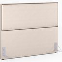 Ver imagem 1 de Cabeceira Cama Box Queen com Tachas 160 Cm Vicenza L02 Suede Bege - Lyam Decor