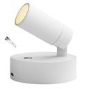 Ver imagem 1 de Luminaria Arandela Led 3 Tons Usb Bateria Recarregavel Mesa Parede Sala Quarto Iluminaçao Direcional