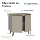 Ver imagem 4 de Balcão de Cozinha 80cm 2 Portas com Pés Nice Madesa
