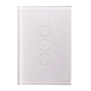 Interruptor Touch WIFI 3 PAD - 4x2 BRANCO