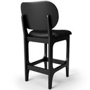 Ver imagem 7 de Banqueta Baixa Bar Cozinha Sala Jantar Fixa Betta L02 Preto Couríssimo Preto - Lyam Decor Banqueta B